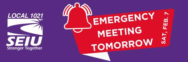 Emergency Meeting Saturday Feb 7